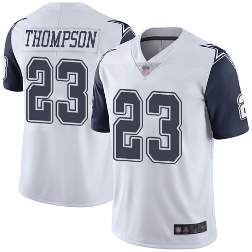 Men Dallas Cowboys Limited White Darian Thompson #23 Rush Vapor Untouchable NFL Jersey